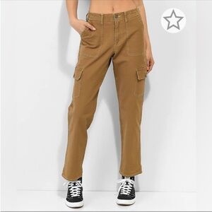 Empyre Cargo Pants Jeans Size 0 Tan Brown Like New!! Y2K